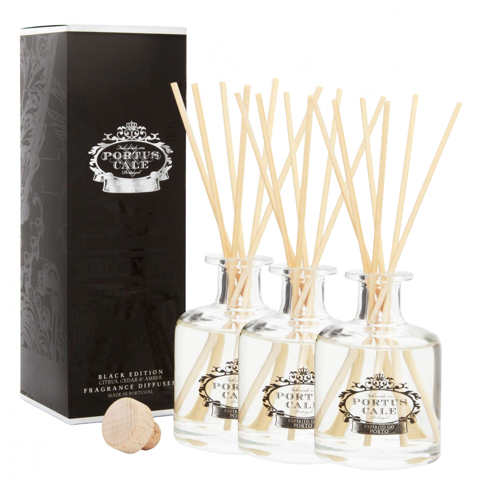 3 BLACK EDITION PORTUS CALE DIFFUSERS 100mL