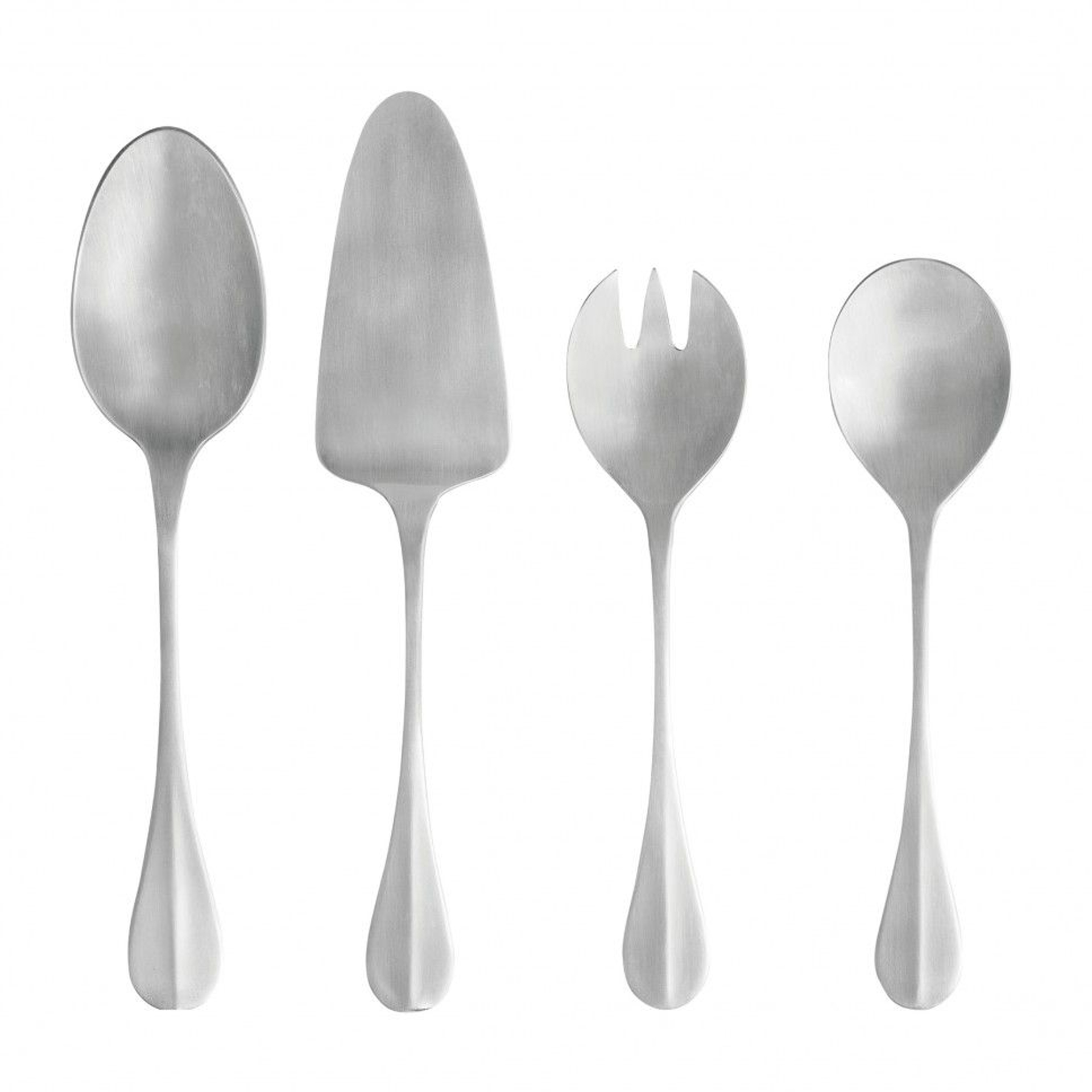 NAU SILVER SET OF 4 SERVING PCS