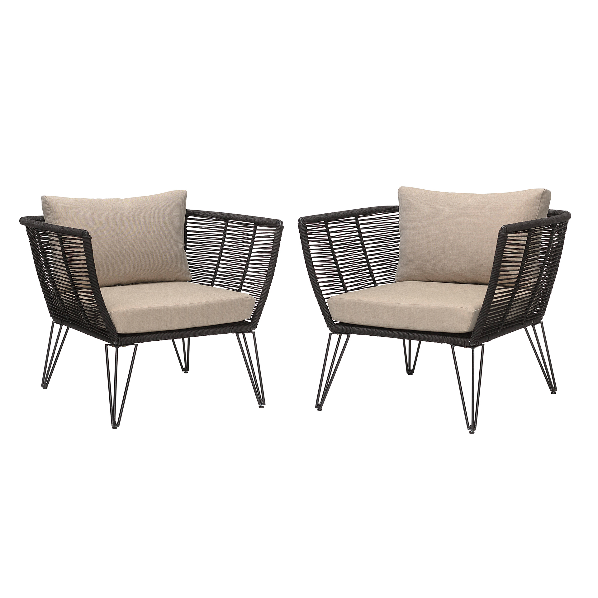 MUNDO I SET OF 2 OUTDOOR ARMCHAIRS