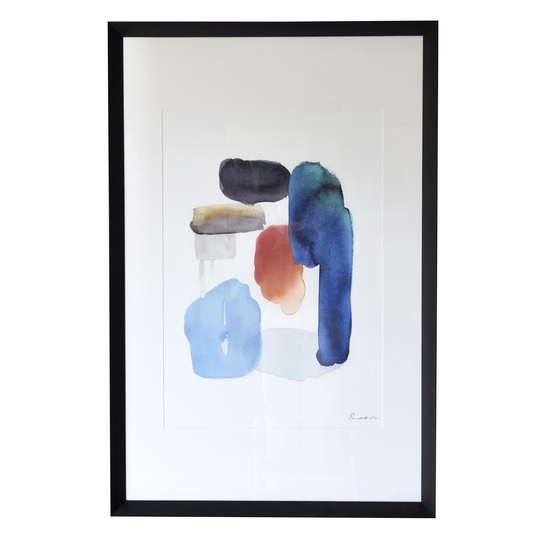 ABSTRACT AZULES FRAME