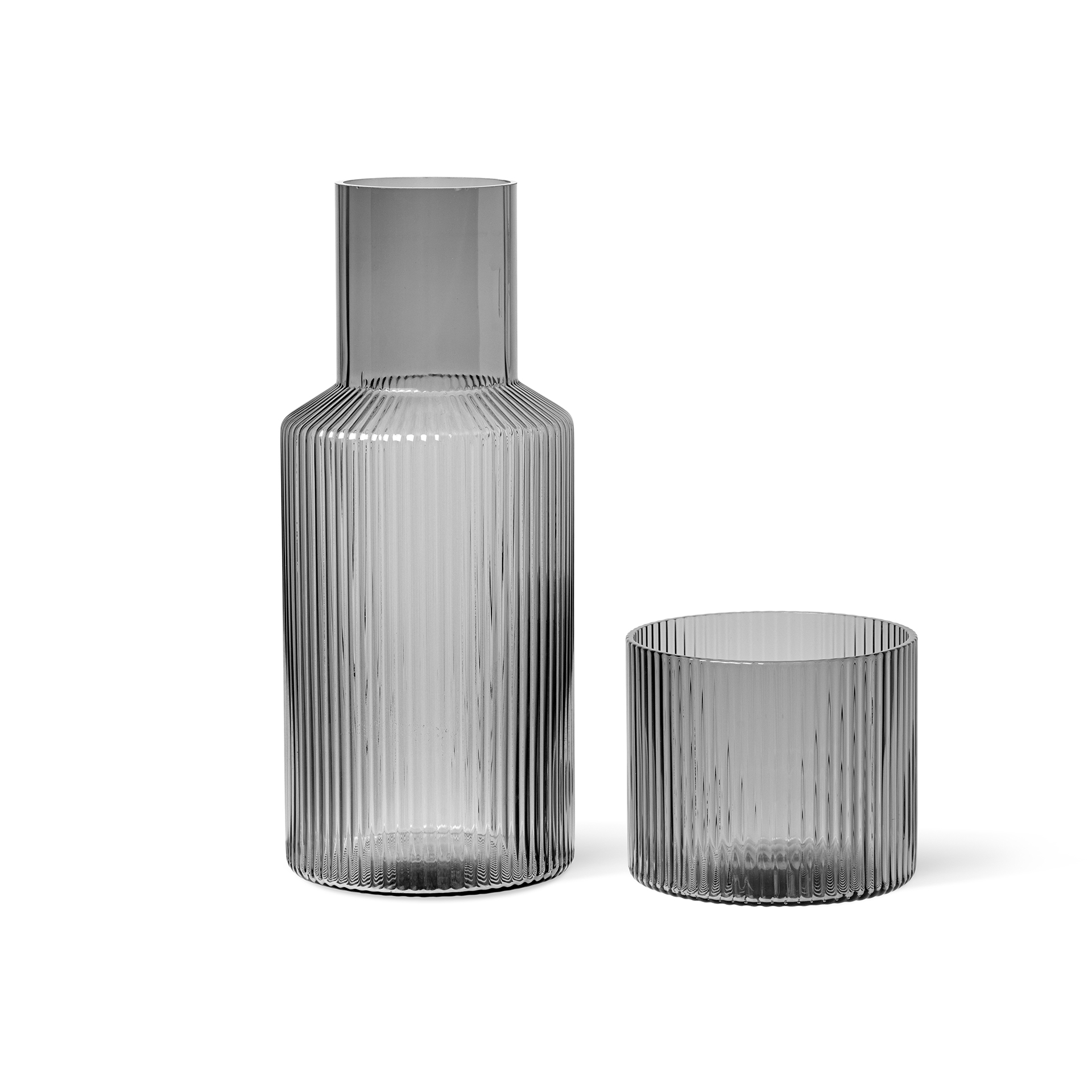 RIPPLE GREY JARS