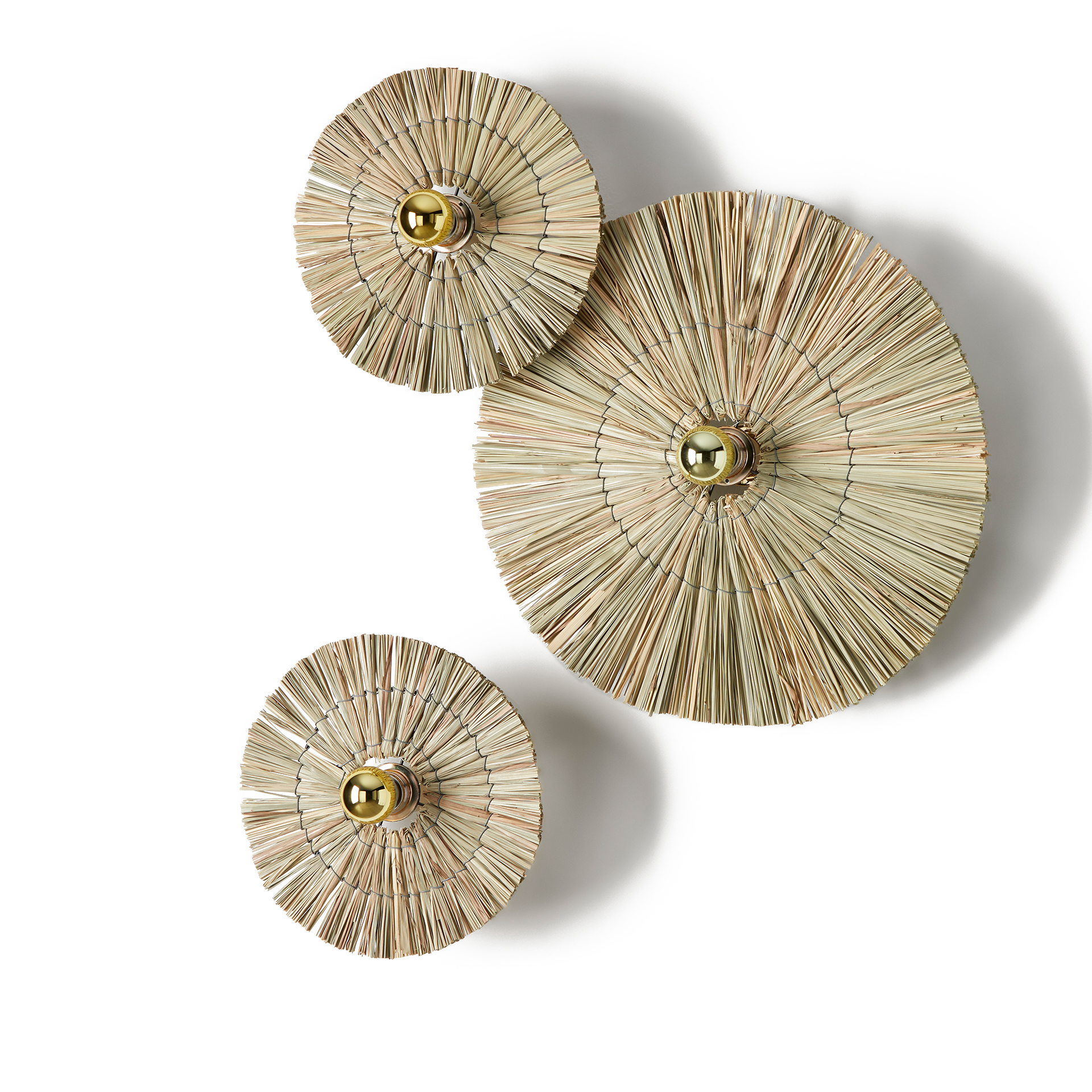 LAOS SET OF 3 WALL LAMPS