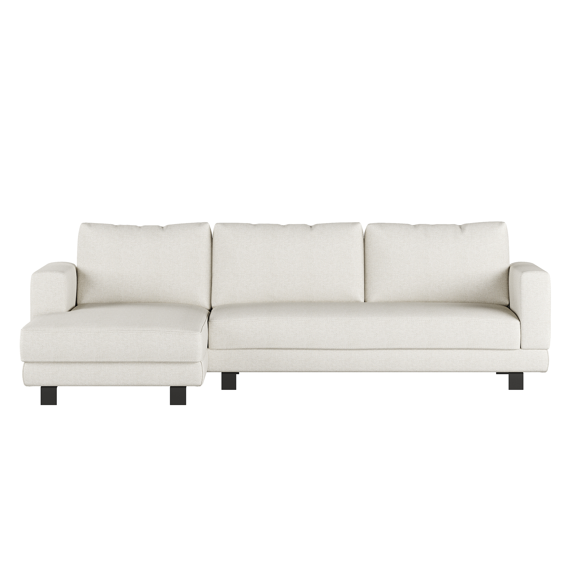 MILAN PEARL SOFA WITH CHAISE LONGUE