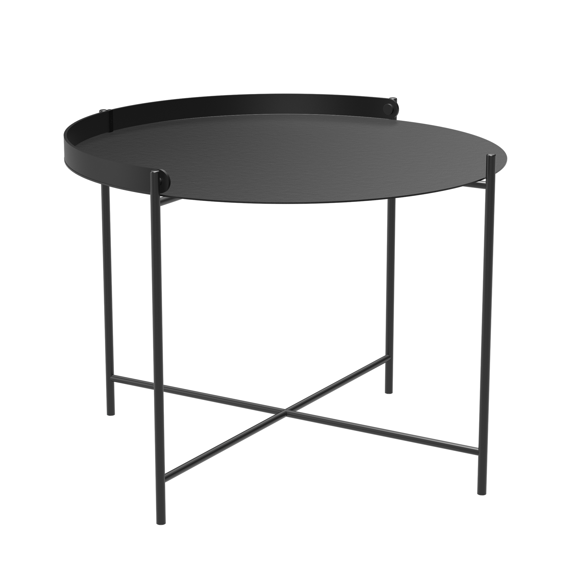 EDGE BLACK GARDEN SIDE TABLE