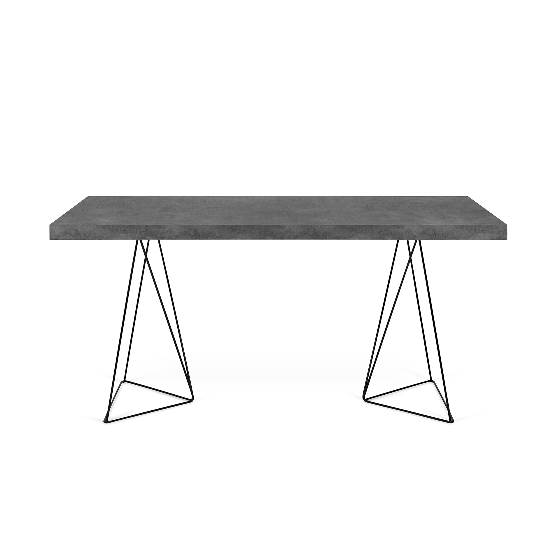 MULTI TRESTLES GREY DESK