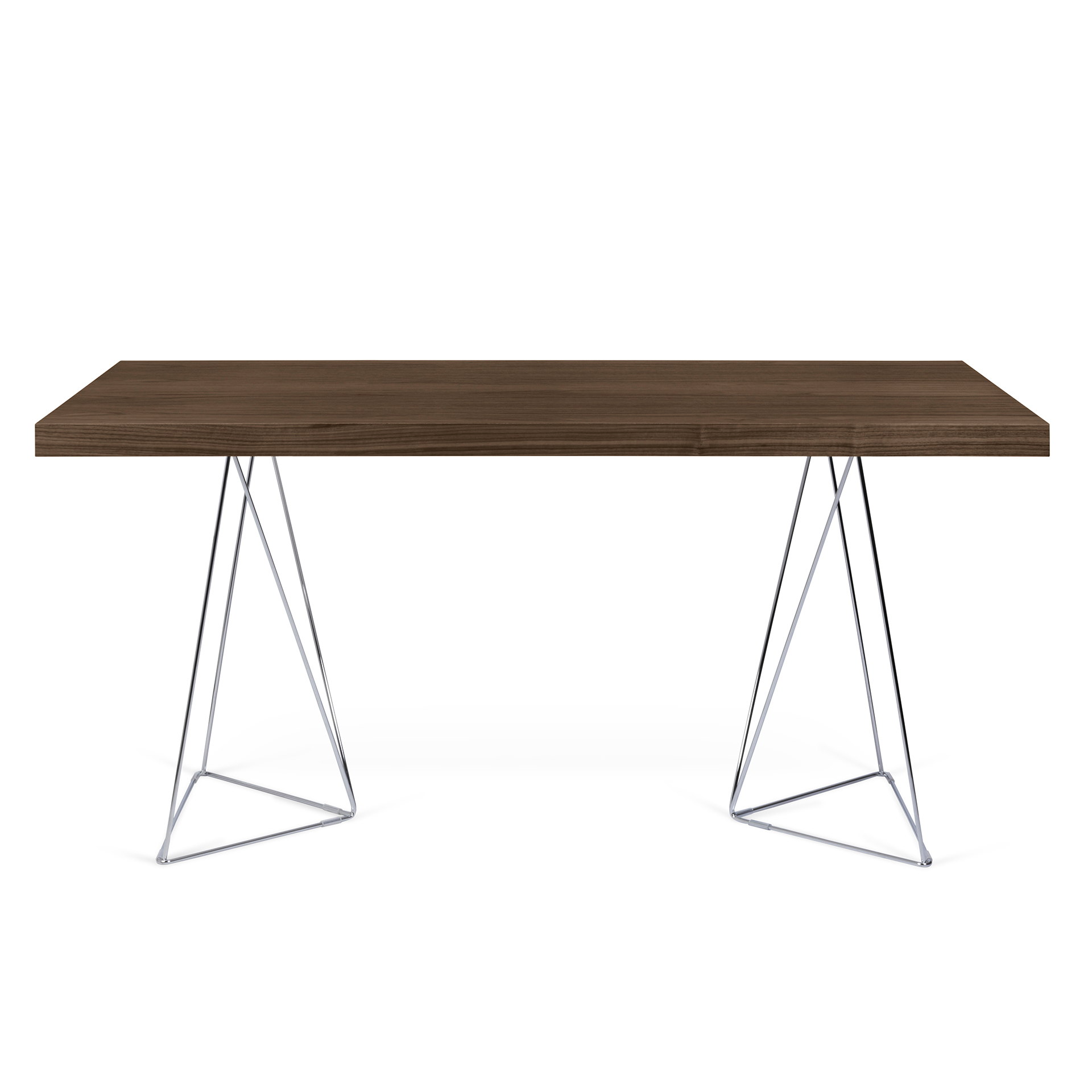 MULTI TRESTLES WALNUT II DESK