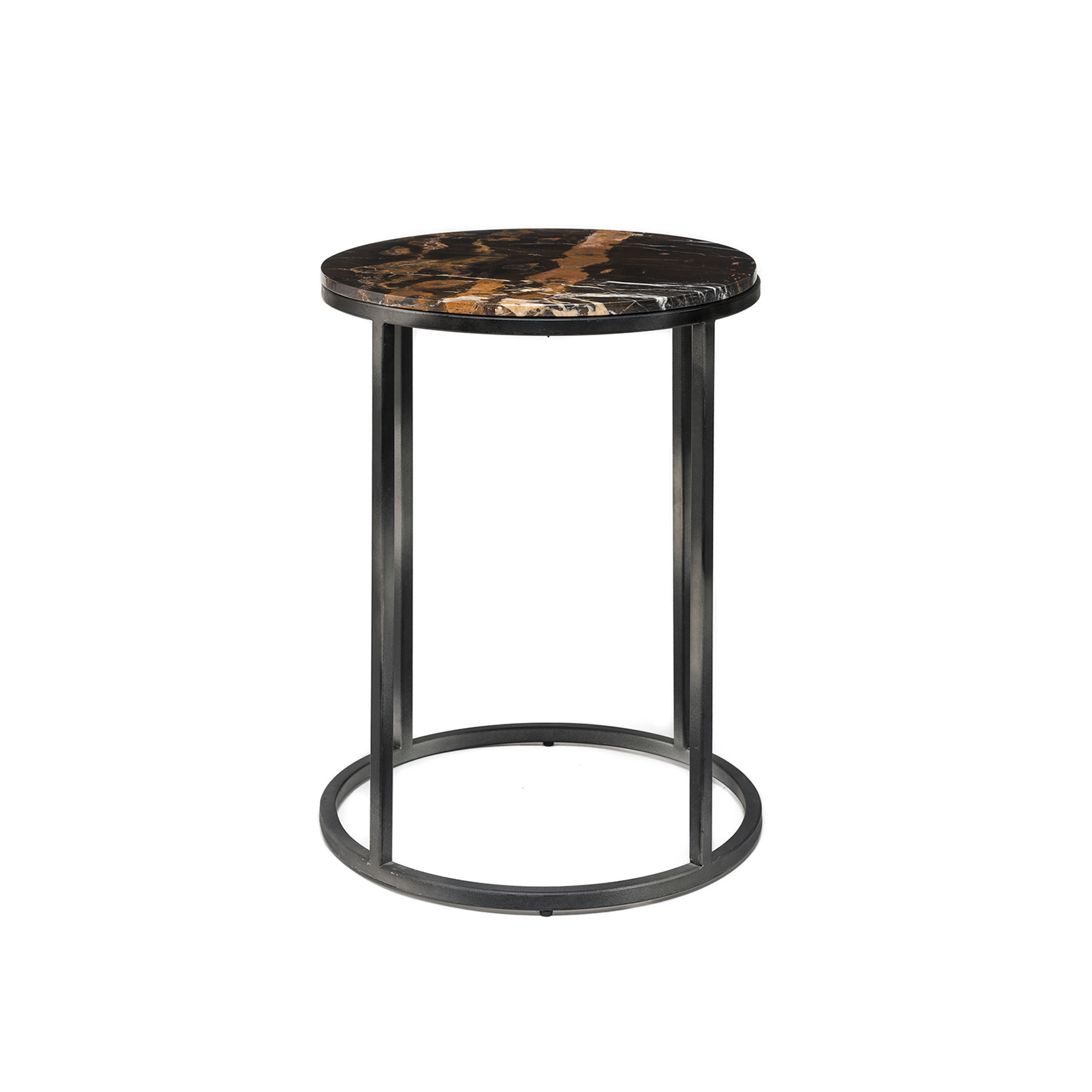 BLACK MARBLE SIDE TABLE S