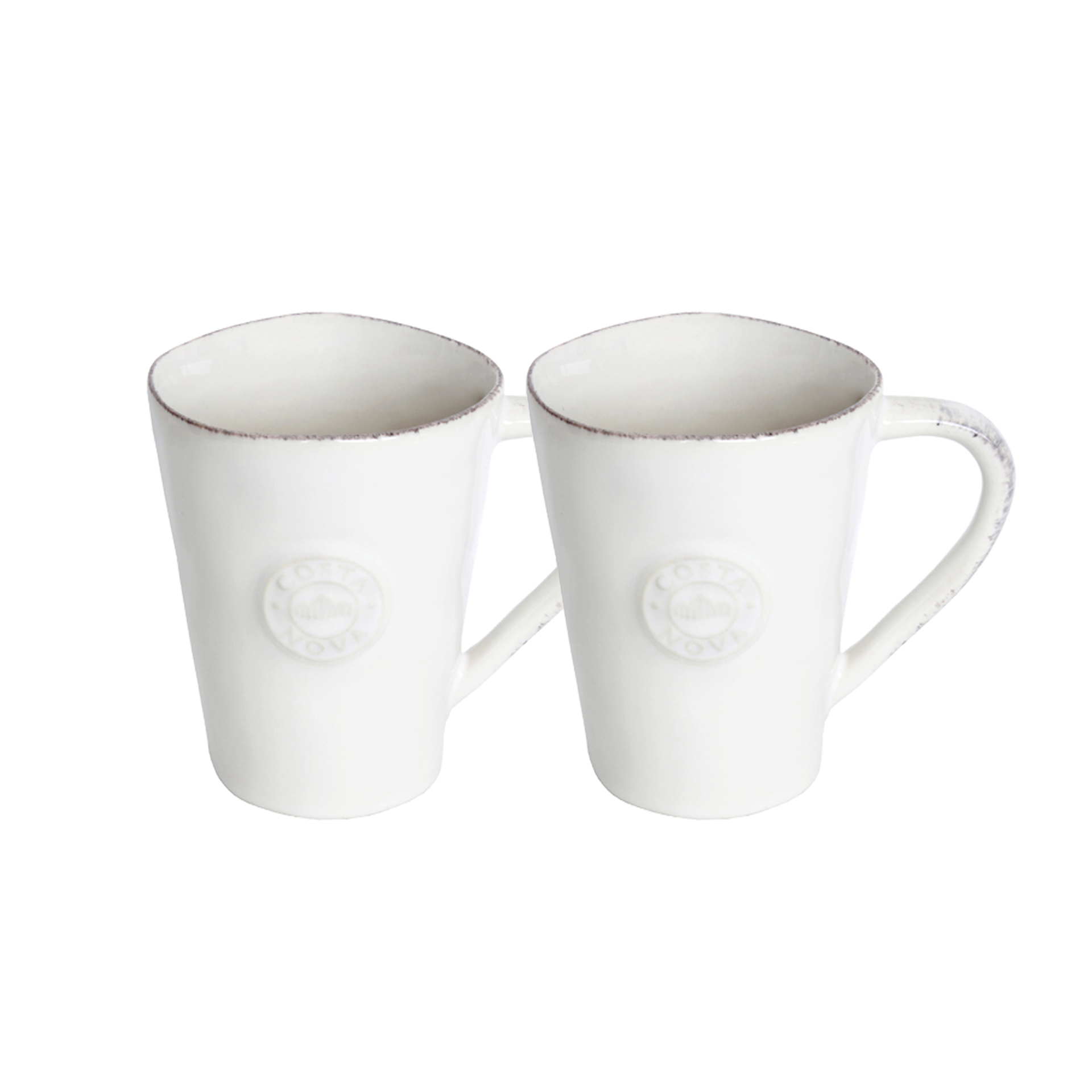 SET DE 2 TAZAS NOVA WHITE