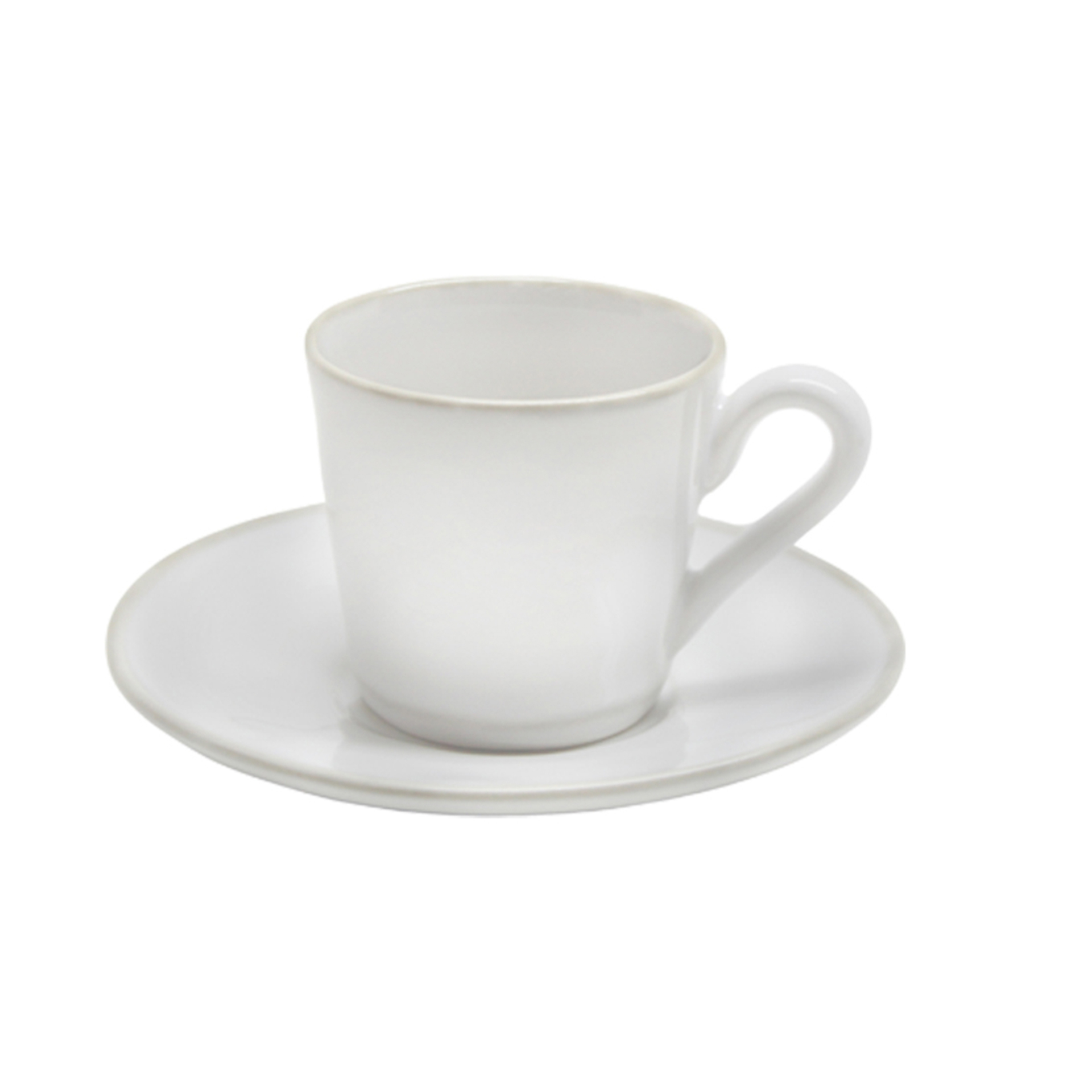 SET DE 6 TAZAS DE T  BEJA WHITE