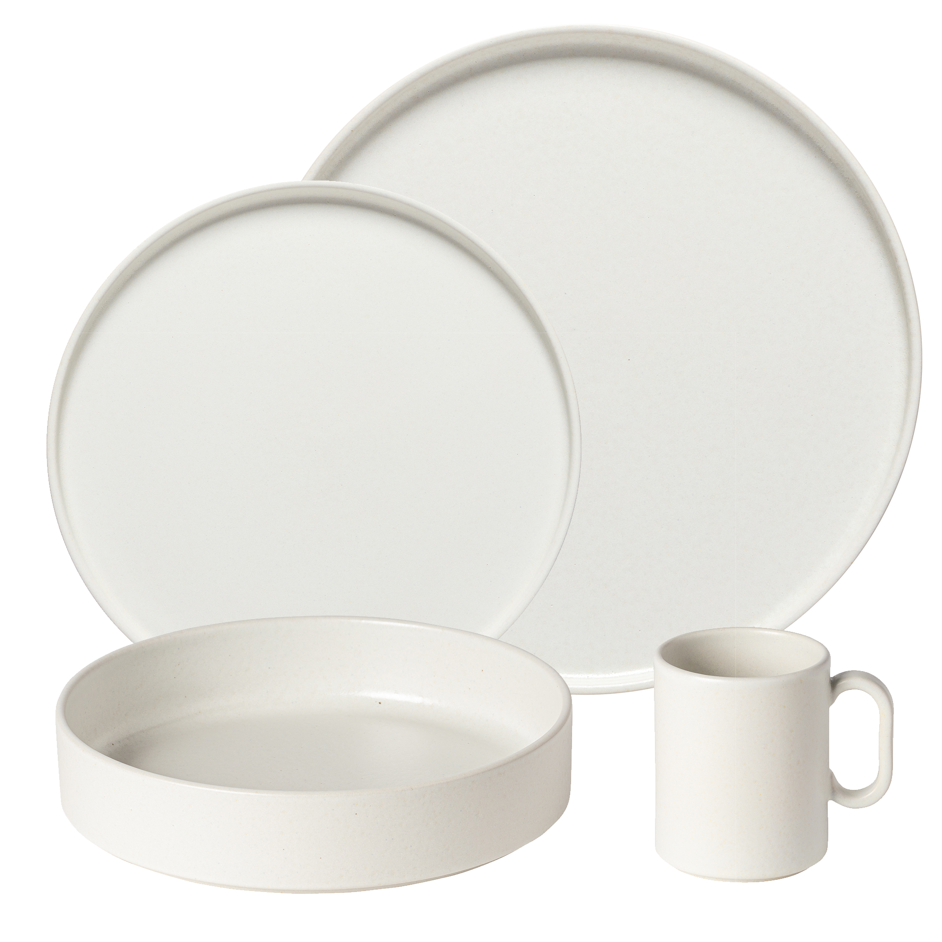 SET VAJILLA 24 PZS REDONDA WHITE