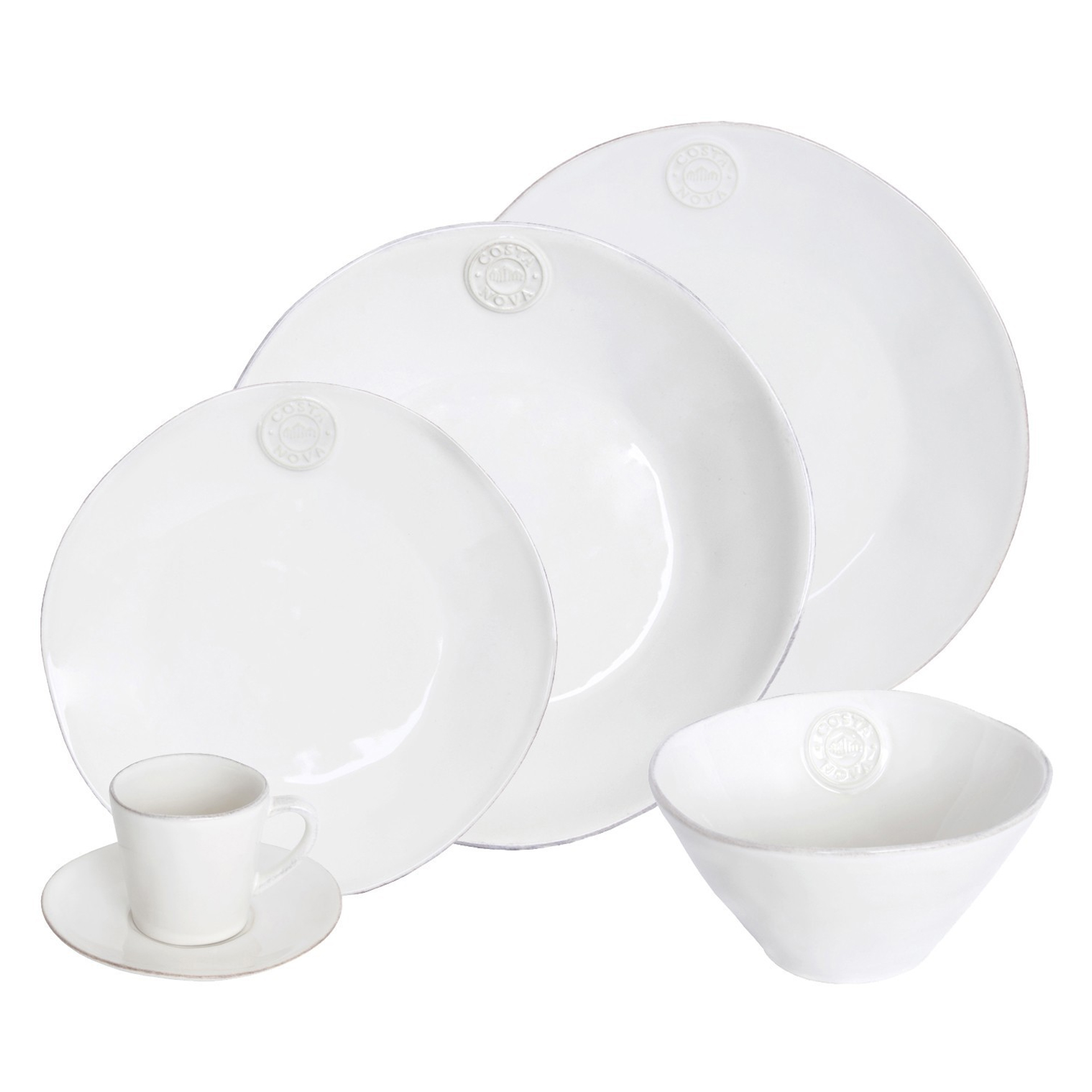 SET VAJILLA NOVA DE 36 PZS BLANCO