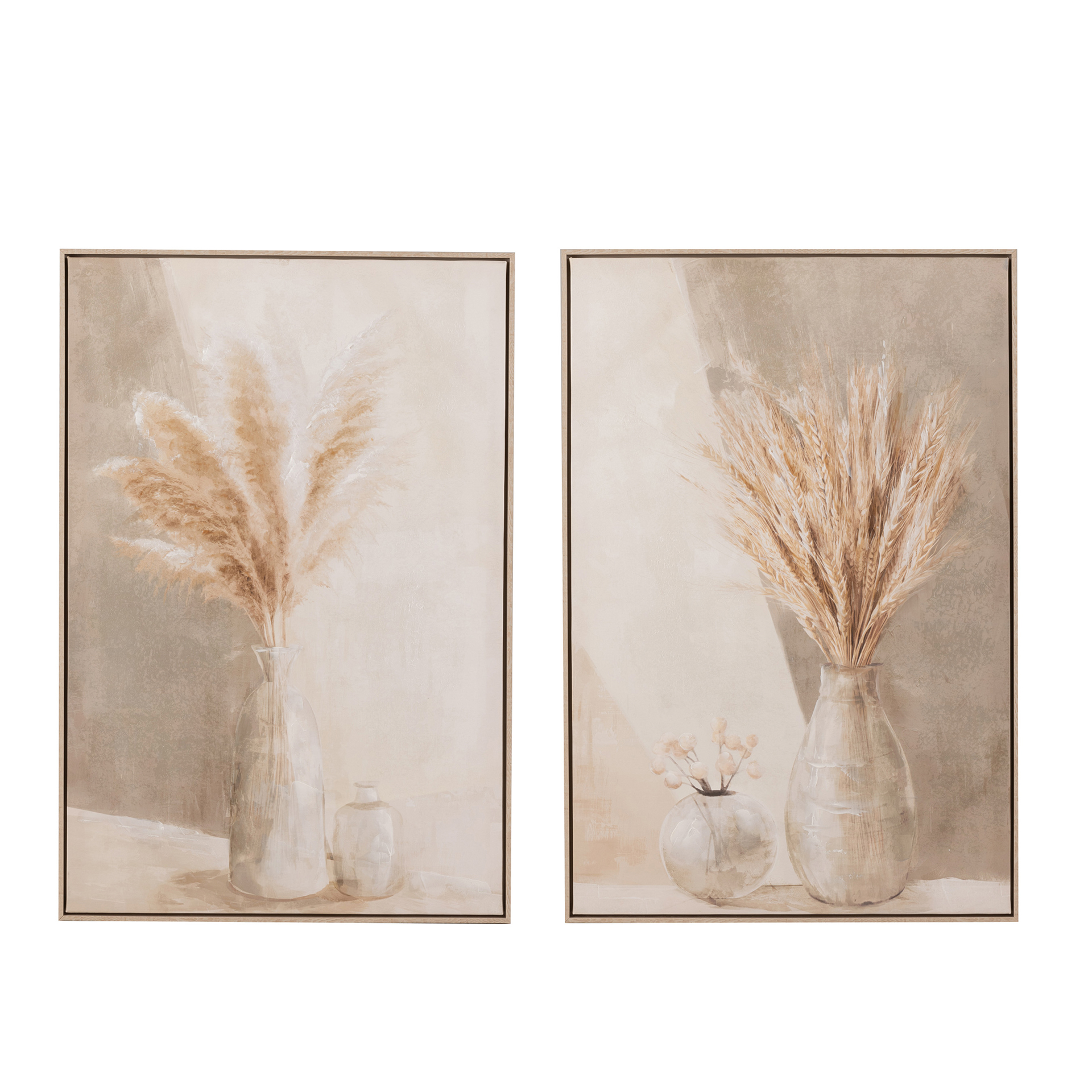 SET DE 2 QUADROS PAMPAS