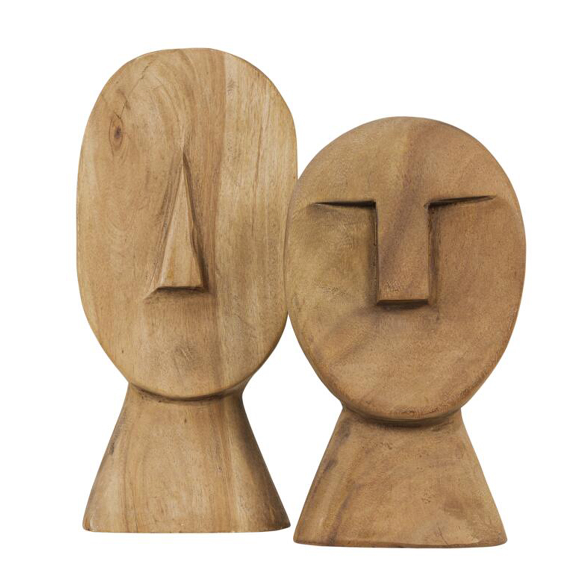 SET DE 2 PEAS DECORATIVAS STATUE NOSY NATURE