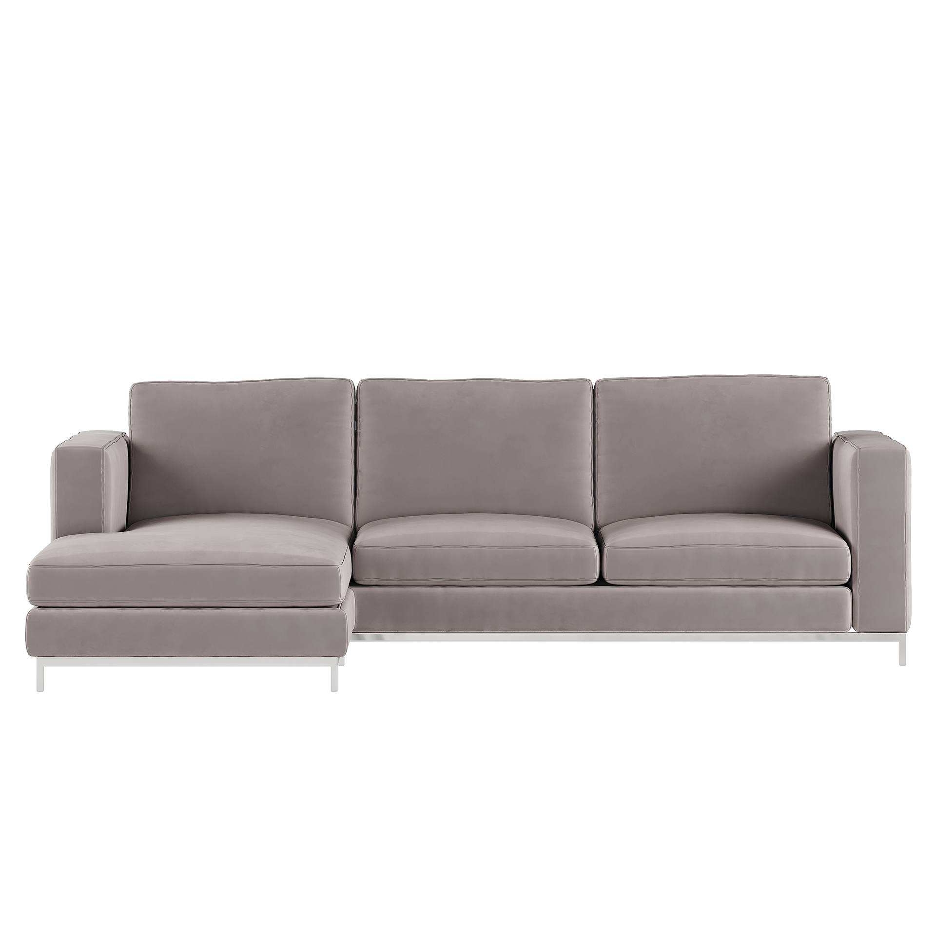 SOF COM CHAISE LONGUE BATALHA  KHAKI