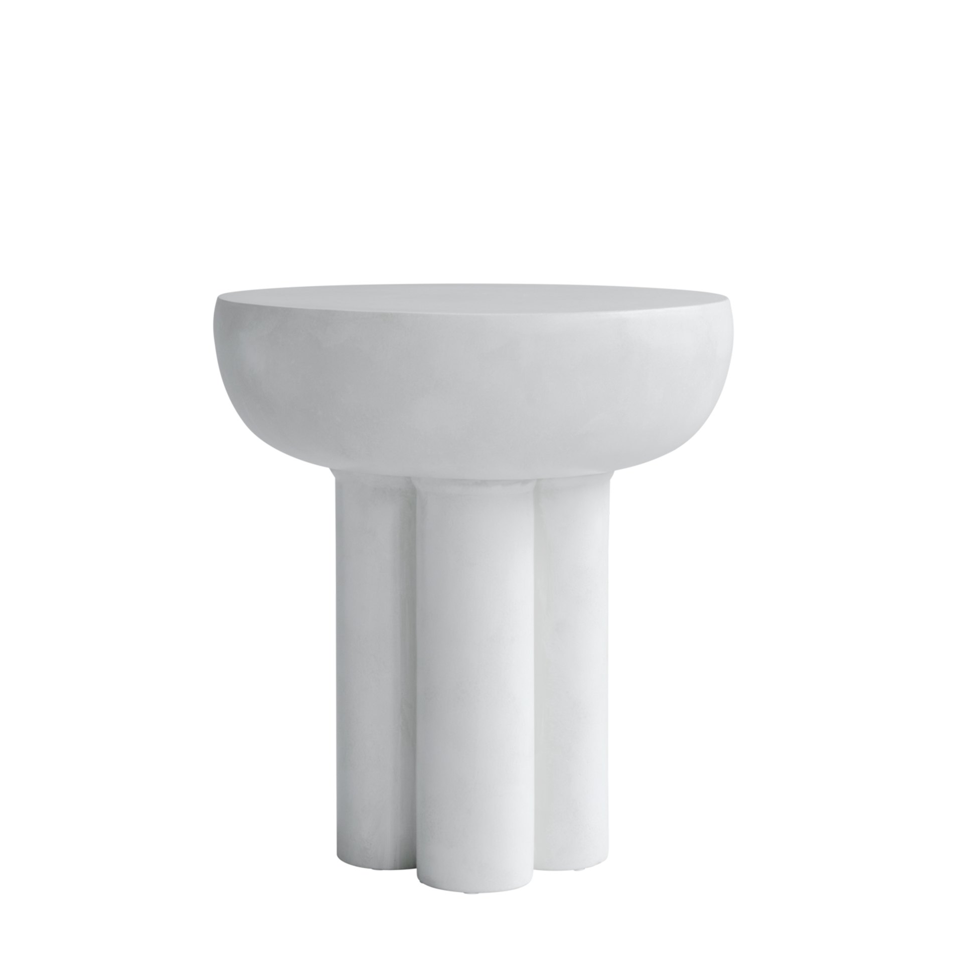 MESA DE APOIO CROWN WHITE TALL