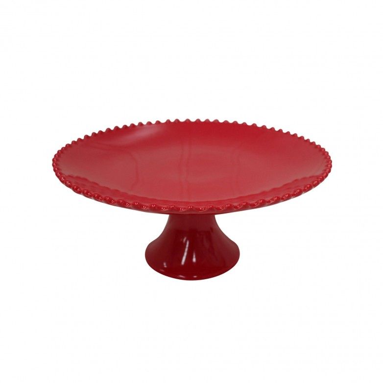 PEARL RUBI FOOTED PLATE