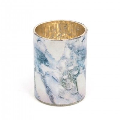 MARBLE EFFECT CANDLE HOLDER