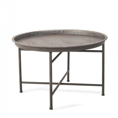 ROUND METAL CENTER TABLE  I