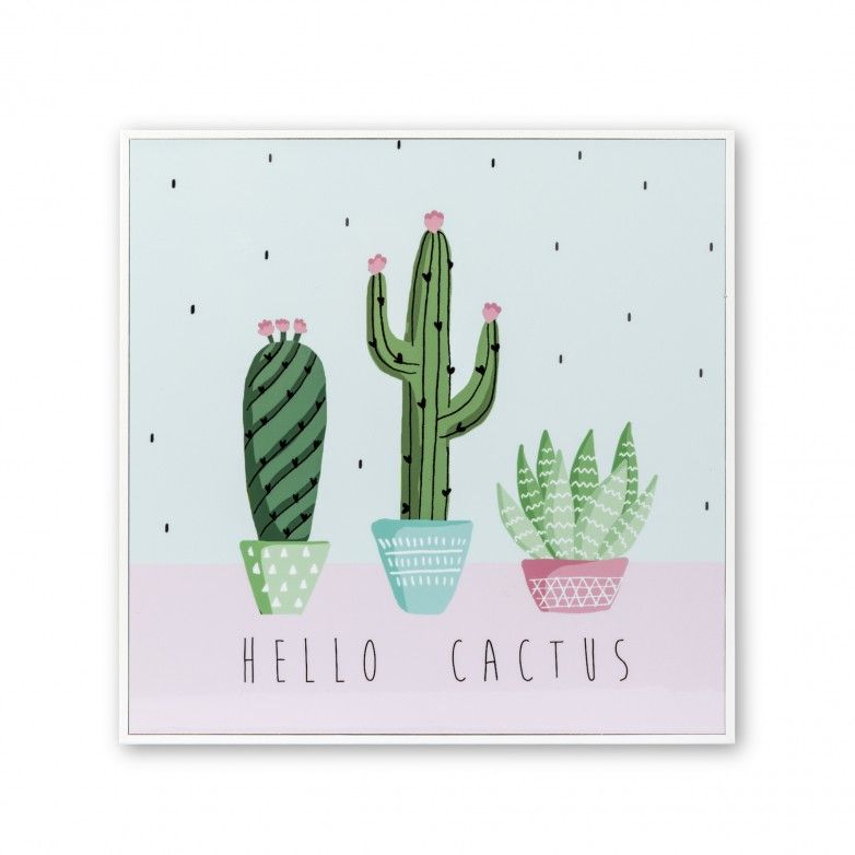 PICTURE WITH FRAME CACTUS